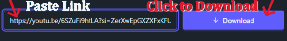 Paste URL and Download